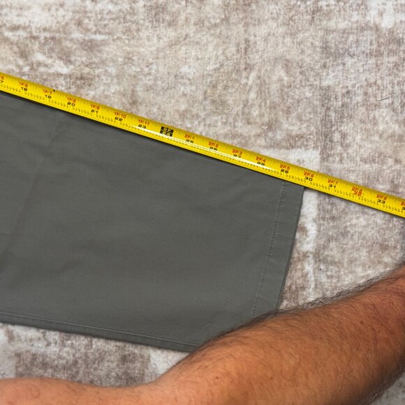 Charles Tyrwhitt Khaki/Olive Green Cotton Stretch Slim Fit Chinos, 38x30 - Picture 6 of 6